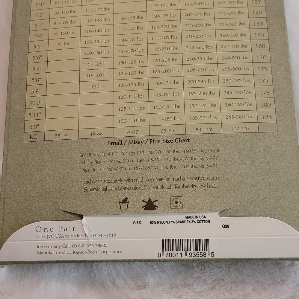 Legacy Legwear Body Shaper Pantyhose Size B Color Black New In Box